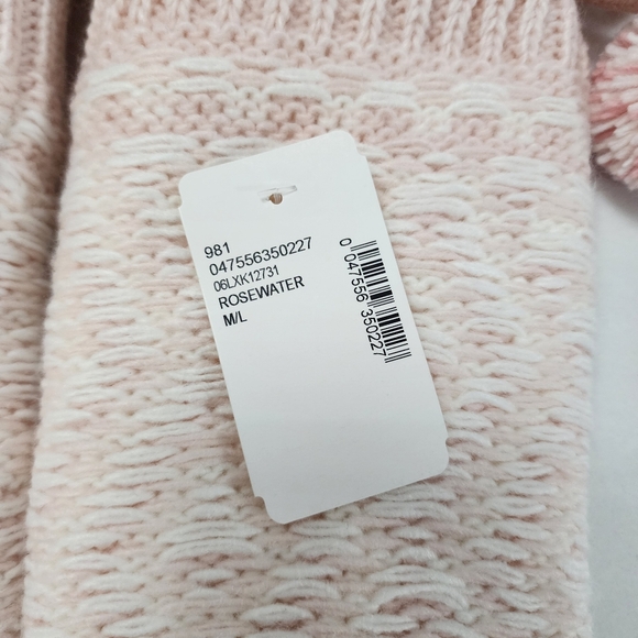 NWT Jane and Bleecker Pink Slipper Socks M/L - Picture 2 of 2